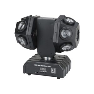 CABEZA MÓVIL ROTATING  12X10W CON LASER ROJO Y VERDE