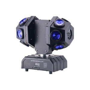 CABEZA MÓVIL ROTATING  12X10W CON LASER ROJO Y VERDE