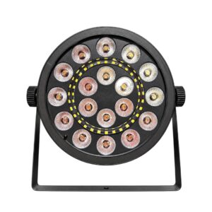 PAR LED LIGHT 18X4W + CONTROL REMOTO